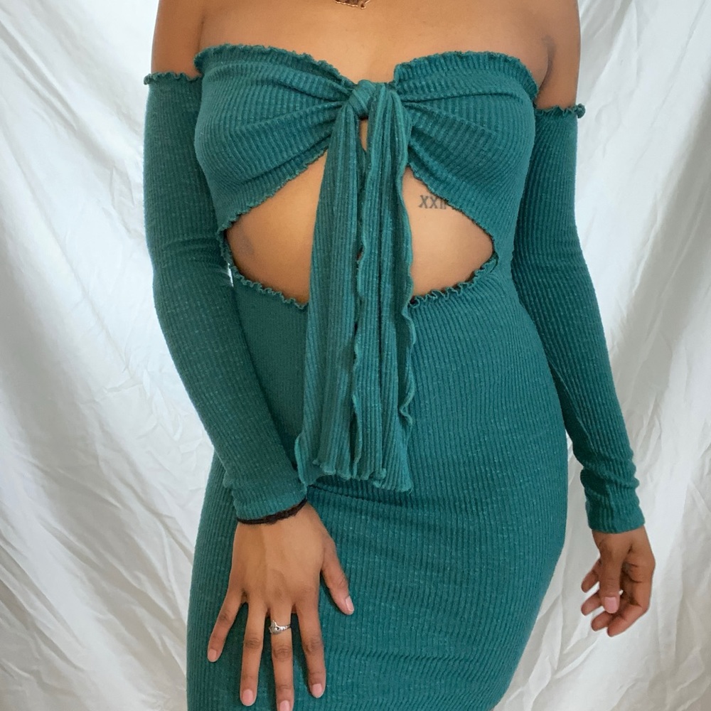 Fashion Nova  ribbed dress